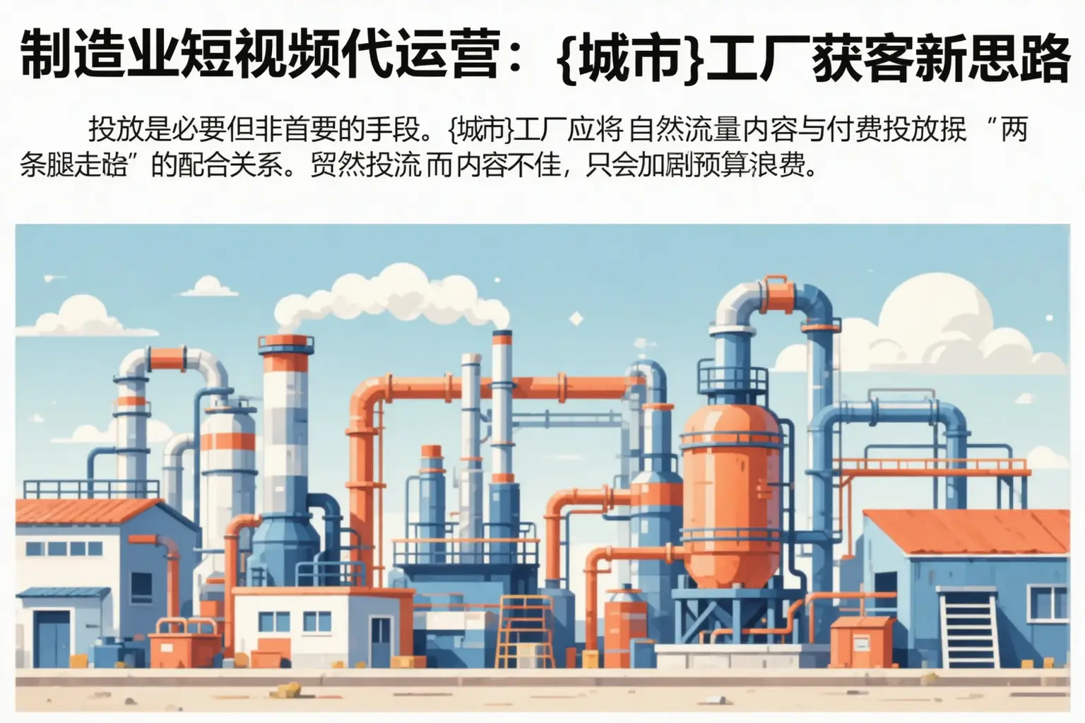 制造业短视频代运营：楚雄市工厂获客新思路